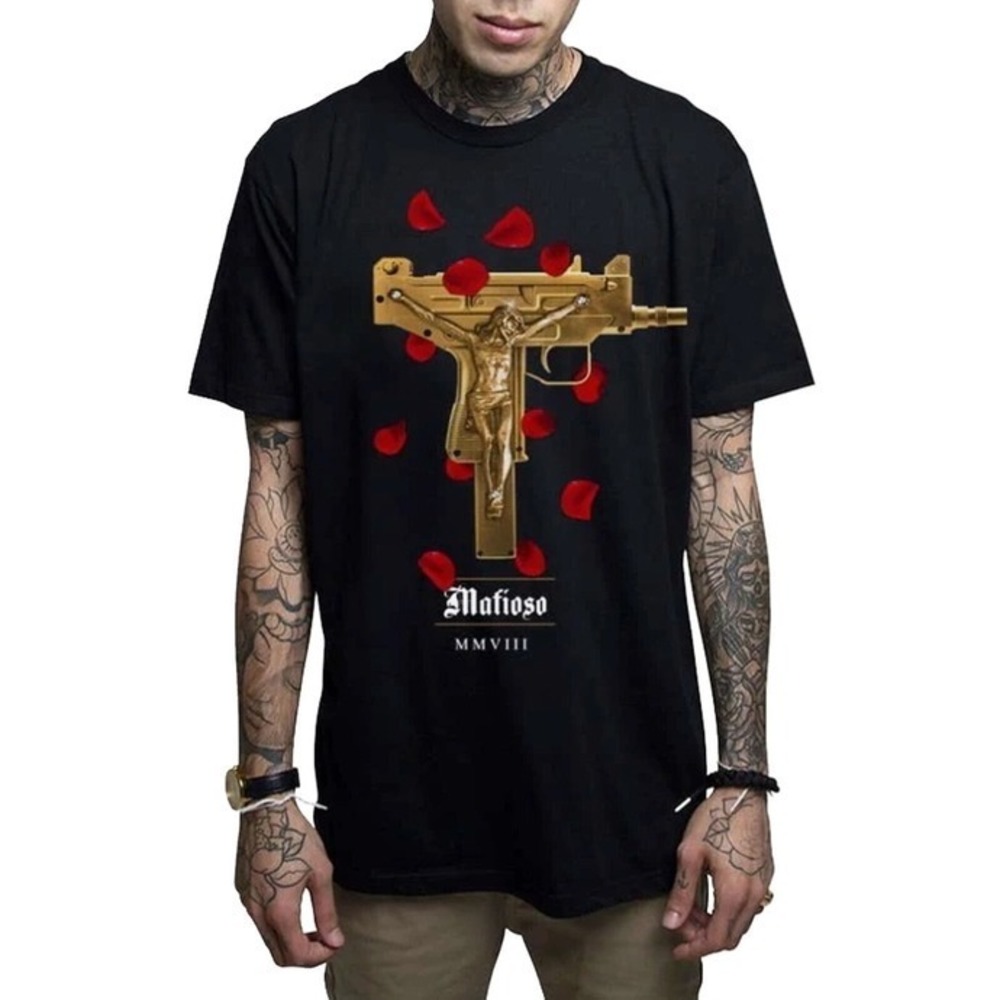 MAFIOSO  UZI PRAYER  BLK  Unisex Tee Shirt